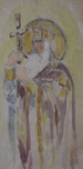Saint Vladimir, 1899, Watercolor on paper
