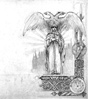 Russian Banknote (study), 1920, Graphite on paper,Untitled #1