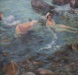 Bathers at the Kuindzhi Estate, Crimea, ca. 1913, Oil on canvas