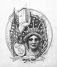 Lord & Taylor Centennial (study), 1926, Graphite on paper, Untitled #1