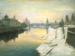 Moscow Riverscape, 1930s, Oil on canvas