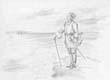 Peter the Great, n.d., Graphite on paper