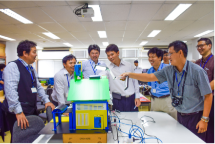 <p>COMET-Intel Technology Innovation Workshop, 2015<br />
Bangkok, Thailand<br />
Photograph by Thaniya Theungsang</p>
<p>USAID’s Connecting the Mekong through Education and Training (COMET) project equips youth with market-driven skills, promotes gender-balanced employment in key sectors, and increases technology-based learning in classrooms. In this COMET-Intel Technology Innovation Workshop, which was supported by the Lower Mekong Initiative, 22 professors learned hands-on how to combine innovative ideas with technology to improve their students’ technical and work-readiness skills.</p>
<p>Mekong Skills to Work/COMET USAID</p>
