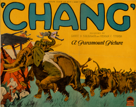 <p>Bottom: Chang:<em> A Drama of the Wilderness</em> poster, 1927</p>
