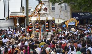 <p>Ganesha Chaturthi celebration in Queens, New York, 2015<br />
New York, New York<br />
Photograph by Kevin Childress<br />
Courtesy of the photographer</p>
