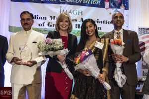 <p>Harris County District Attorney Devon Anderson honored at Eid Milan, 2015<br />
Houston, Texas<br />
Courtesy of the Indian Muslims Association of Greater Houston</p>
