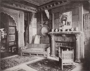 <p>Lockwood de Forest’s showroom at 9 East 17th Street, c. 1885<br />
New York, New York<br />
Photograph by Lockwood de Forest<br />
Courtesy of the Division of Rare and Manuscript Collections, Cornell University Library, NA1501.D31I3</p>
