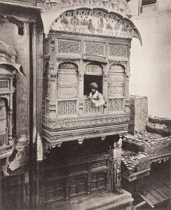 <p>Example of Indian domestic architecture, c. 1885<br />
Lahore, Punjab<br />
Photograph by Lockwood de Forest<br />
Courtesy of the Division of Rare and Manuscript Collections, Cornell University Library, NA1501.D31I3</p>
