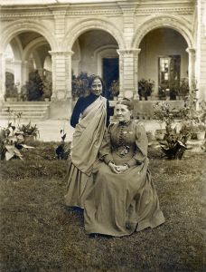 <p>Lilavati Singh with Isabella Thoburn, 1900<br />
Lucknow, Uttar Pradesh<br />
Courtesy of the General Commission on Archives and History of the United Methodist Church, Madison, New Jersey, 72-4634</p>
