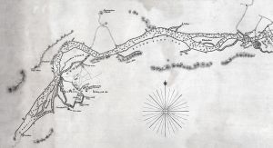 <p>Yangtze River chart (detail), 1843<br />
Nanjing, Jiangsu Province<br />
© Mystic Seaport, Mystic, CT, 1964.38</p>
