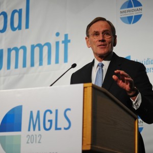 Jay L. Johnson, Global Leadership Summit Co-Chair and Chairman and CEO, General Dynamics Corporation. Photo by J.Boghosian