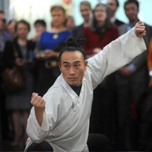 A display of the Art of Kung Fu. Photo by Joyce N. Boghosian