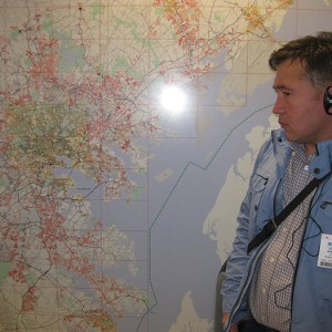 Mr. Yerlan Akbarov observing Baltimore Gas and Electric’s network of gas pipelines