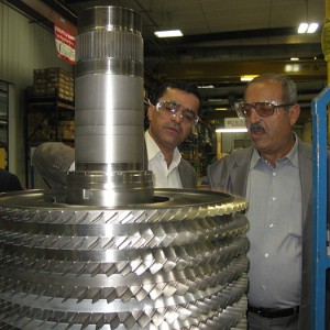 Site visit at General Electric Left to right: Mr. Dara Saeed, Mr. Hikmat H. Shaba Al-Jalela