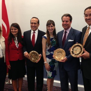 3Community Engagement through the Arts|Meridian’s President, Ambassador Stuart Holliday, along with Mayor Vincent Gray and His Excellency Namik Tan, Ambassador ofTurkey, at the launch of the 2nd Annual Turkish Cultural Heritage Month in Washington, DC, September 2013.1