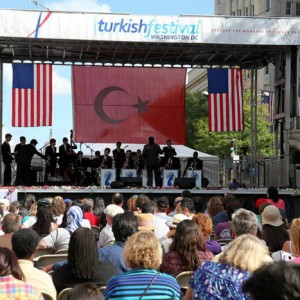 Turkish jazz musicians perform with the Blues Alley Youth Orchestra as part of Meridian’s Turkish Jazz Exchange in downtown Washington, DC during the 2nd Annual Turkish Cultural Heritage Month.