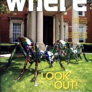 “Washington Where” magazine featured Meridian’s “Metropolis Now!” exhibition on the cover of its July 2009 issue.
