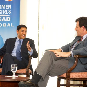 USAID Administrator, Dr. Rajiv Shah, and New York Times’ Nicholas Kristof in conversation.