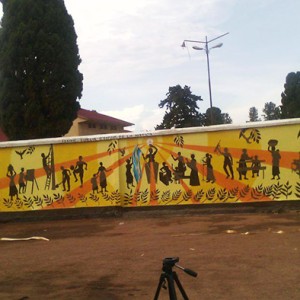 The Bukavu Mural.
