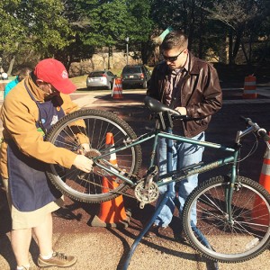 Bikes for the World participates in collecting donated bikes and bike parts.