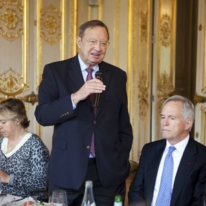 Mr. Alfred Siefer-Gaillardin, President, Association France Amériques speaking at the working session of the U.S. – France Leadership Dialogue convened by Meridian International Center, Association France Amériques and French-American Foundation in Paris, France.