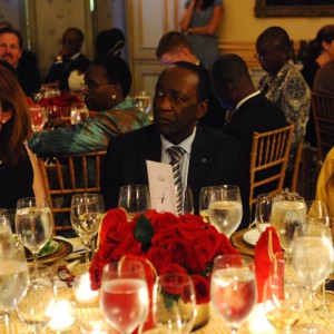 (From L to R) Monica Ellis of the Global Environment and Technology Foundation, Eng. George Mulamula of Tanzania, and OPIC’s Margaret Kuhlow
