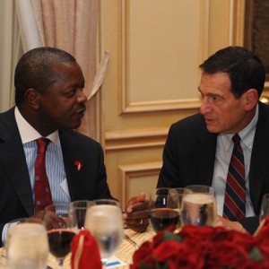 Coca-Cola’s Nathan Kalumbu with Ambassador Jimmy Kolker, Assistant Secretary for Global Affairs, U.S. Department of Health and Human Services