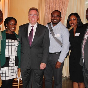 YAP’s Leadership team with Deputy Assistant Secretary Gilmour