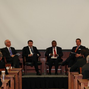The panel of diplomats and foreign policy experts.