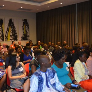 The group of participants taking in the presentations at the YALI seminar in Johannesburg