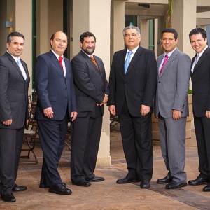 At the Business Roundtable Left to right: Daniel Ruz, Leyton, Luis Lagos, Ricardo Ghiorzi, Gerardo Lazcano, Giancarlo Grixolli