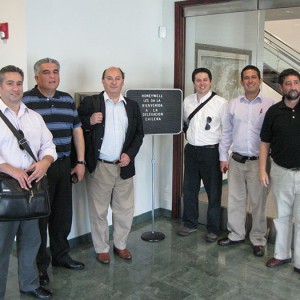 Welcome to Honeywell for Chile Delegation Left to right: Daniel Ruz, Ricardo Ghiorzi, Jorge Leyton, Giancarlo Grixolli, Gerardo Lazcano, Luis Lagos