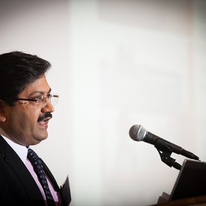 Mr. Sandeep Wadhwa addresses fellow delegates, U.S. company representatives at Business Briefing