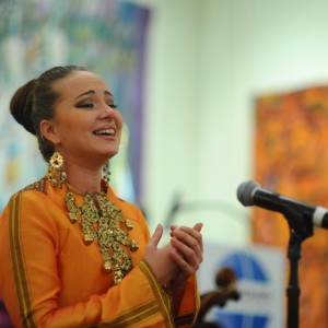Turkmen Singer. Photo by Joyce N. Boghosian