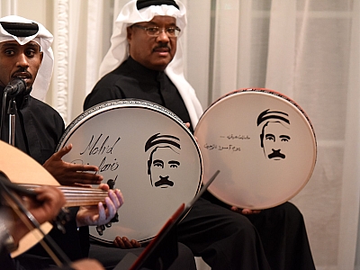 The Mohammed Bin Fares Ensemble was popular among guests.