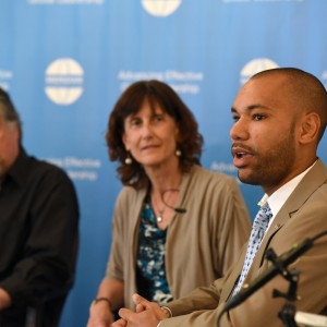 Dr. Richard McIntyre, Chair, Economics Department, University of Rhode Island; Lynn Roche, Deputy Director for Public Policy and Public Affairs, U.S. Department of State; and Miles Jackson, Co-Founder and Executive Director, Cuba Skate.