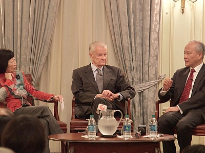 Q&A session with H.E. Ambassador Cui Tiankai and Dr. Brzezinski