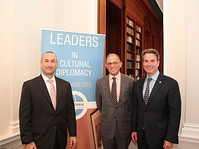 Mr. Eric Loeb, Meridian Corporate Council Chair, Senior Vice President of AT&T; Fred P. Hochberg, Chairman, EXIM; Ambassador Stuart Holliday, President and CEO, Meridian International Center