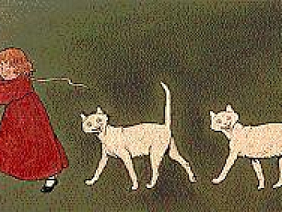 A Carnival of Animals - Cecil Aldin Smiling Cats Portfolio 1898 Mazza Museum