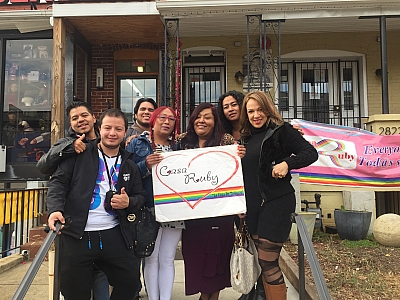 IVLP Participants after an appointment at Casa Ruby in Washington, DC