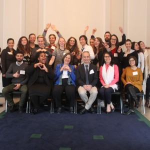 Funny group photo of the P2P CVE Participants