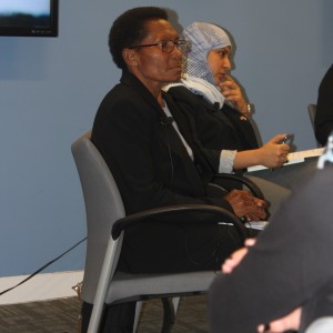 IWOC Awardee Ms. Veronica Simogun (Papua New Guinea) speaks on panel