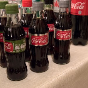 Coca-Cola products from across the Western Hemisphere were on display and available to guests for taste testing. Photo credit: Joyce Boghosian