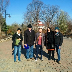 IVLP participants enjoying a visit to the Cincinnati Zoo and Garden