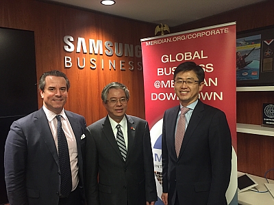 Ambassador Stuart Holliday, Ambassador Vinh, and Mr. Won-Kyong Kim