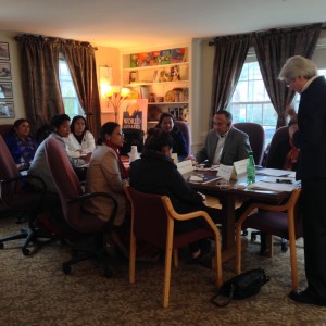 Workshop with Dr Annabel Beerel at the World Affairs Council of New Hampshire’s office