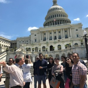 Participants after their tour of Capitol Hill concluded