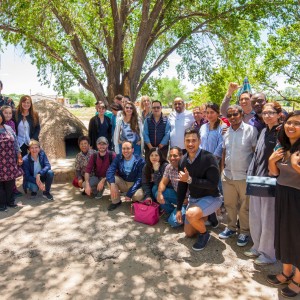 Group photo following a session with The Feasting Place in Santa Fe, New Mexico