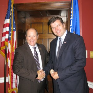 Former Rep. Reid Ribble (R-WI, 8) with MP James Heappey