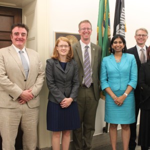 MP’s Tommy Sheppard, Holly Lynch, Suella Fernandes, David Morris, and Kerry McCarthy meet with Congressman Derek Kilmer (D – WA, 6)